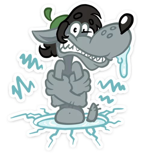 😨 Стикер «Well, happy New Year!» для Telegram