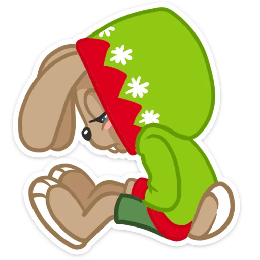 😞 Стикер «Well, happy New Year!» для Telegram