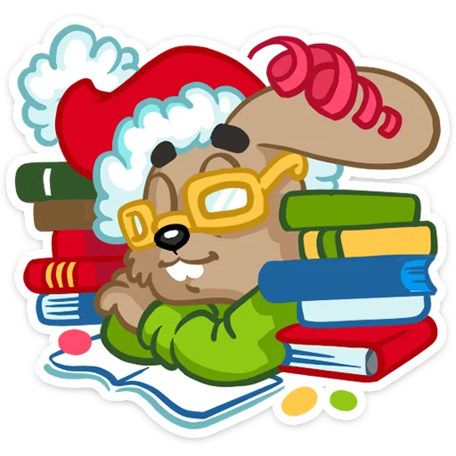 😴 Стикер «Well, happy New Year!» для Telegram