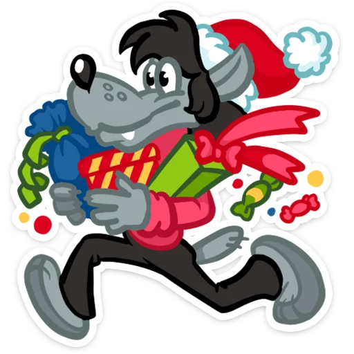 🎁 Стикер «Well, happy New Year!» для Telegram