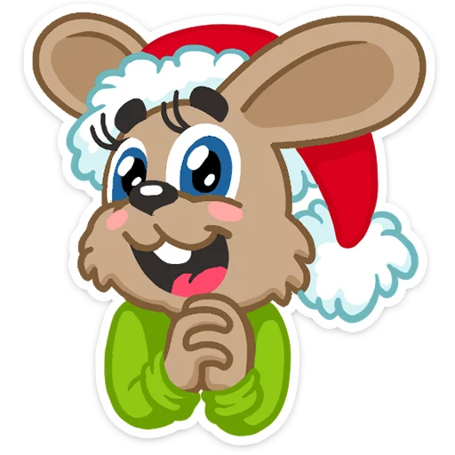 😃 Стикер «Well, happy New Year!» для Telegram