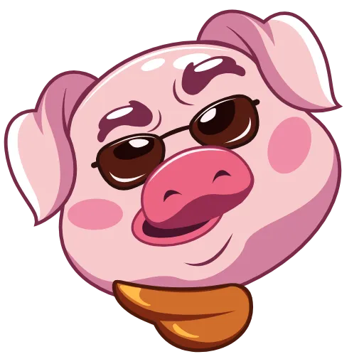 😈 Эмодзи «Wellfed Pig» для Telegram