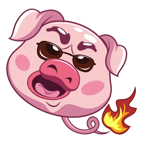 🔥 Эмодзи «Wellfed Pig» для Telegram