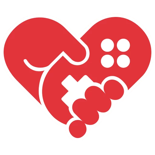 ❤ Стикер «WELOVEGAMES» для Telegram