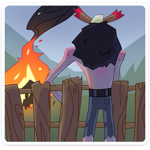 🔥 Стикер «Вендиго» для Telegram