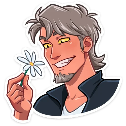 🌻 Стикер «Вервольф» для Telegram