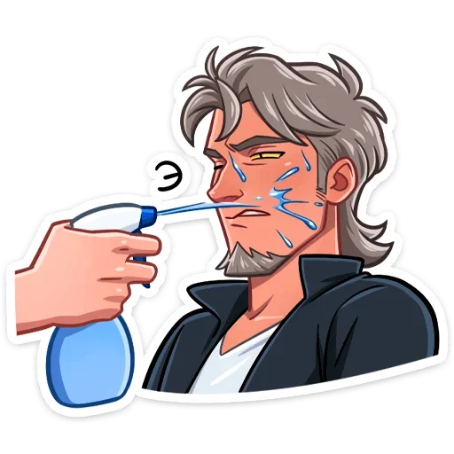 😦 Стикер «Вервольф» для Telegram