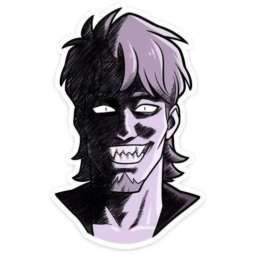 😈 Стикер «Вервольф» для Telegram