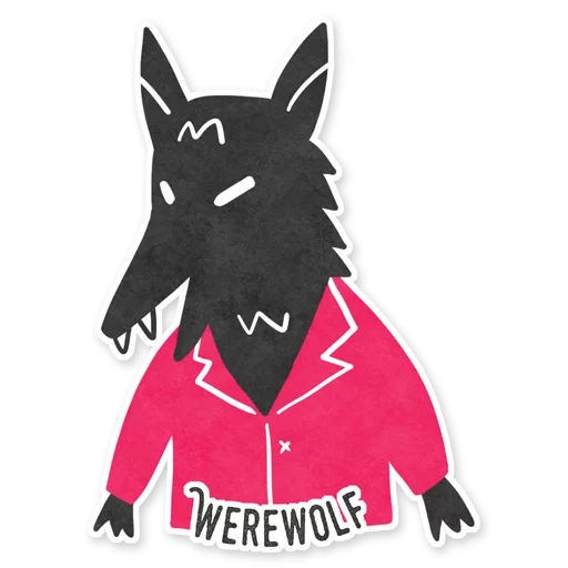 Стикерпак werewolf game cards для Telegram