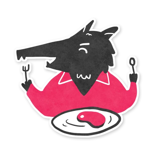 🍗 Стикер «werewolf game cards» для Telegram