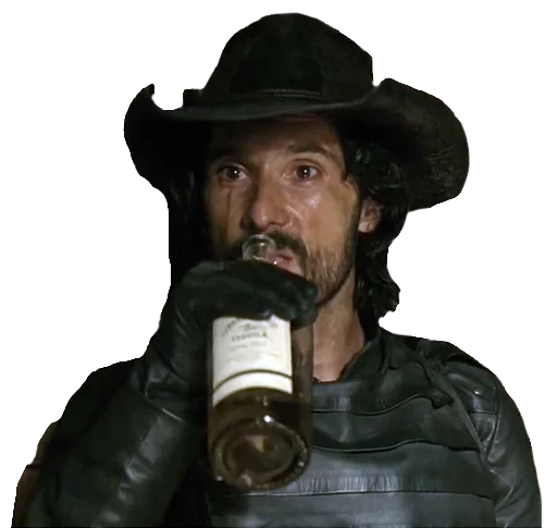 🍷 Стикер «Westworld Have violent ends» для Telegram