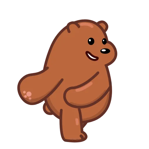😄 Стикер «Three Bears» для Telegram