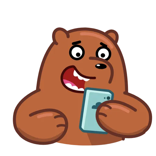 Стикерпак Three Bears для Telegram