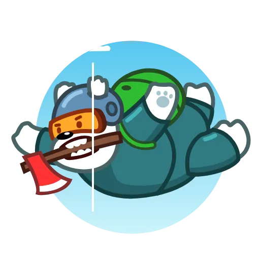 ☹️ Стикер «Three Bears» для Telegram