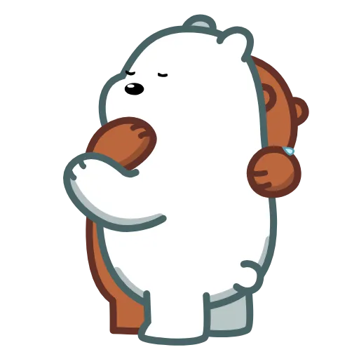 👐 Стикер «Three Bears» для Telegram