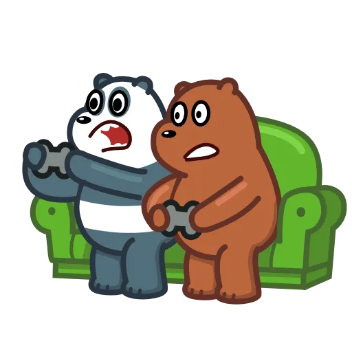 😧 Стикер «Three Bears» для Telegram