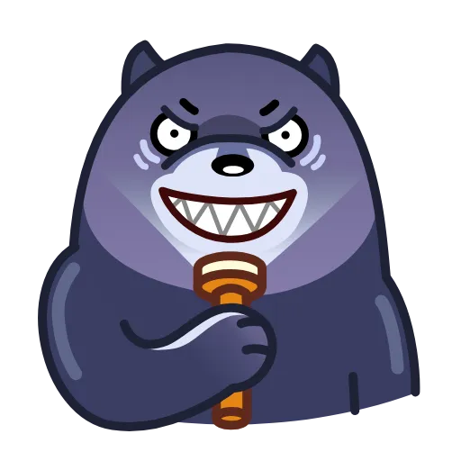 👻 Стикер «Three Bears» для Telegram