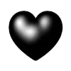 Стикер 18 Black aesthetic emoji
