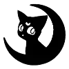 Стикер 32 Black aesthetic emoji