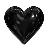 Стикер 27 Black aesthetic emoji