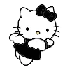Стикер 13 Black aesthetic emoji