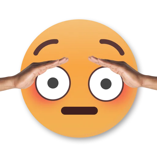 😳 Стикер «Weird Flushed Emojis ?» для Telegram