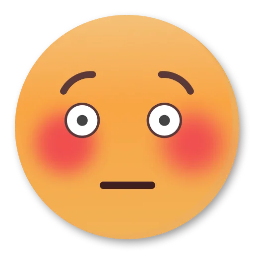 😳 Стикер «Weird Flushed Emojis ?» для Telegram