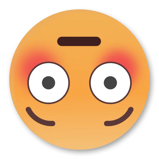😳 Стикер «Weird Flushed Emojis ?» для Telegram