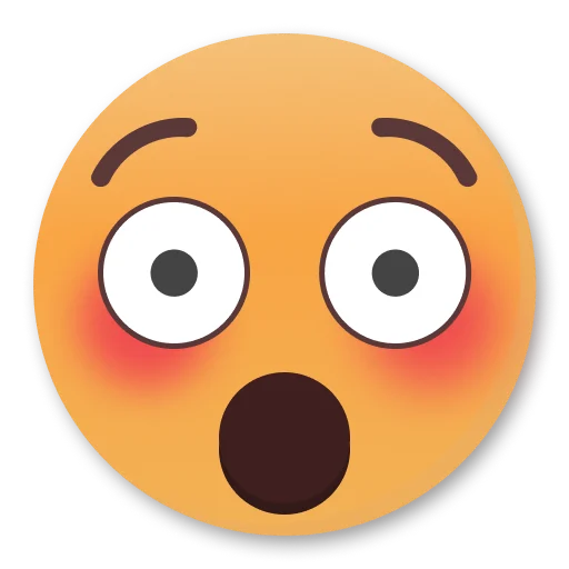 😳 Стикер «Weird Flushed Emojis ?» для Telegram