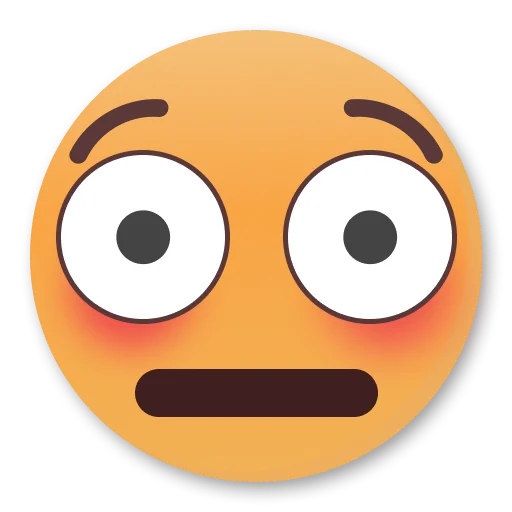 😳 Стикер «Weird Flushed Emojis ?» для Telegram
