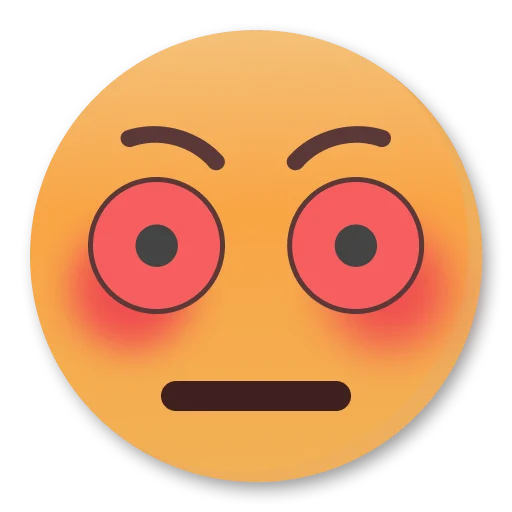 😳 Стикер «Weird Flushed Emojis ?» для Telegram