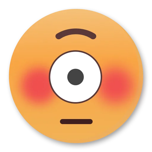 😳 Стикер «Weird Flushed Emojis ?» для Telegram