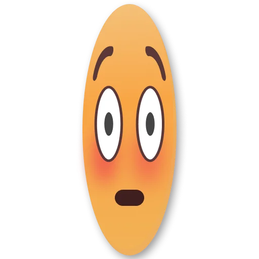 😳 Стикер «Weird Flushed Emojis ?» для Telegram