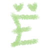 🟩 Эмодзи «Wgreen - зелёный шрифт в карандашной рисовке» для Telegram