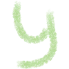 🟩 Эмодзи «Wgreen - зелёный шрифт в карандашной рисовке» для Telegram