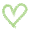 ❤️ Эмодзи «Wgreen - зелёный шрифт в карандашной рисовке» для Telegram