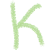🟩 Эмодзи «Wgreen - зелёный шрифт в карандашной рисовке» для Telegram