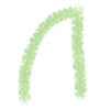 🟩 Эмодзи «Wgreen - зелёный шрифт в карандашной рисовке» для Telegram