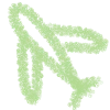 ✈️ Эмодзи «Wgreen - зелёный шрифт в карандашной рисовке» для Telegram