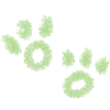 🐾 Эмодзи «Wgreen - зелёный шрифт в карандашной рисовке» для Telegram