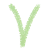 🟩 Эмодзи «Wgreen - зелёный шрифт в карандашной рисовке» для Telegram