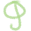 🟩 Эмодзи «Wgreen - зелёный шрифт в карандашной рисовке» для Telegram