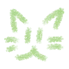 🐱 Эмодзи «Wgreen - зелёный шрифт в карандашной рисовке» для Telegram