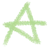 Стикерпак Wgreen - зелёный шрифт в карандашной рисовке для Telegram