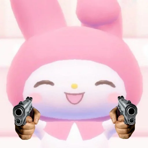 😈 Стикер «I love my Melody» для Telegram