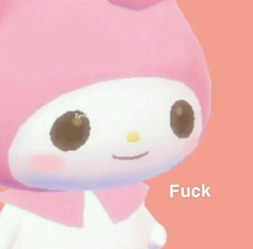 🥲 Стикер «I love my Melody» для Telegram