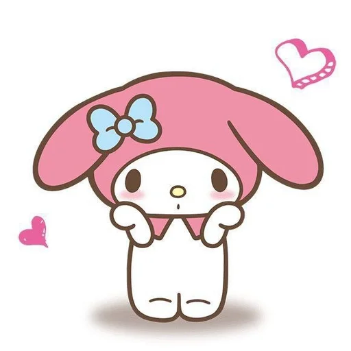 🌚 Стикер «I love my Melody» для Telegram