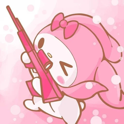 🔫 Стикер «I love my Melody» для Telegram
