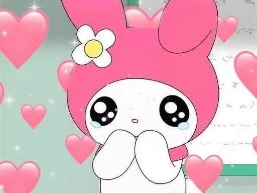 🥺 Стикер «I love my Melody» для Telegram