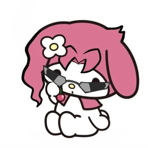 🤓 Стикер «I love my Melody» для Telegram